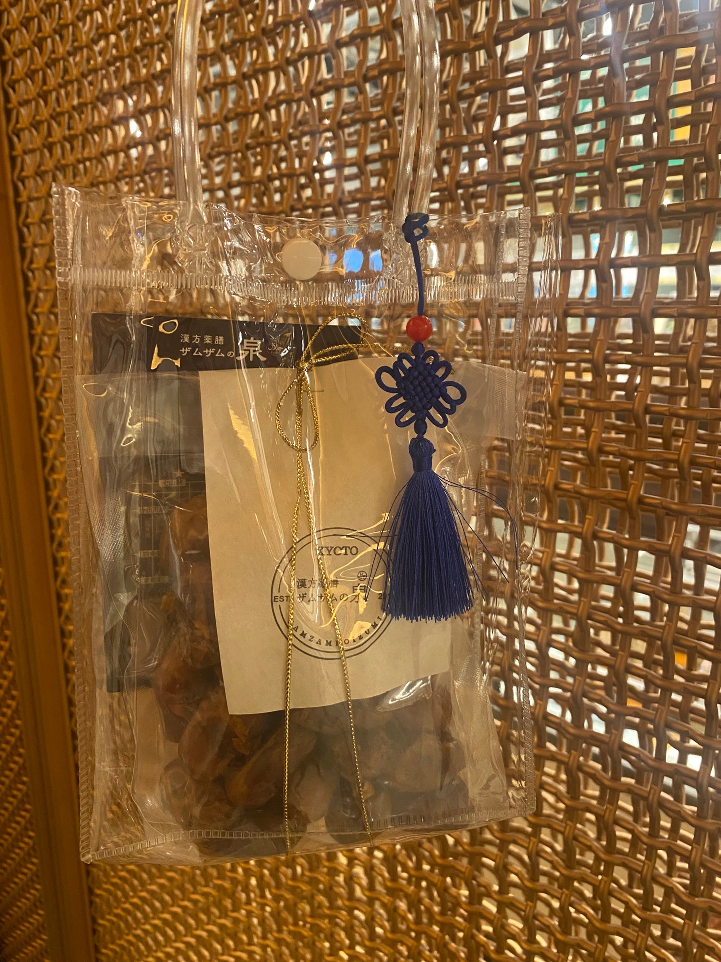 【タッセル付きクリアBag】プレゼント仕様に